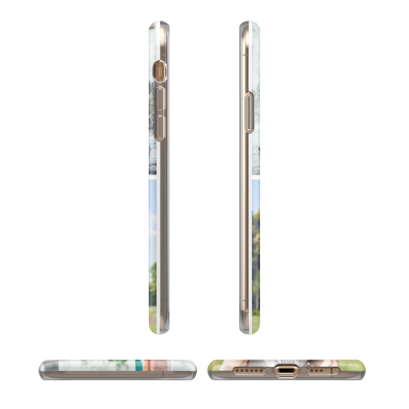 Personalised Two Photos Collage iPhone 11 3D Tough Case Angle Images