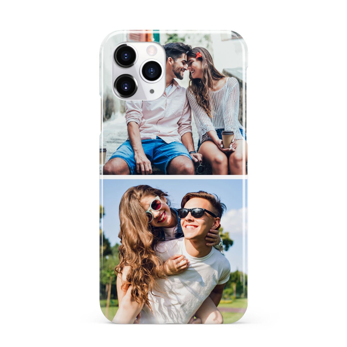 Personalised Two Photos Collage iPhone 11 Pro 3D Snap Case