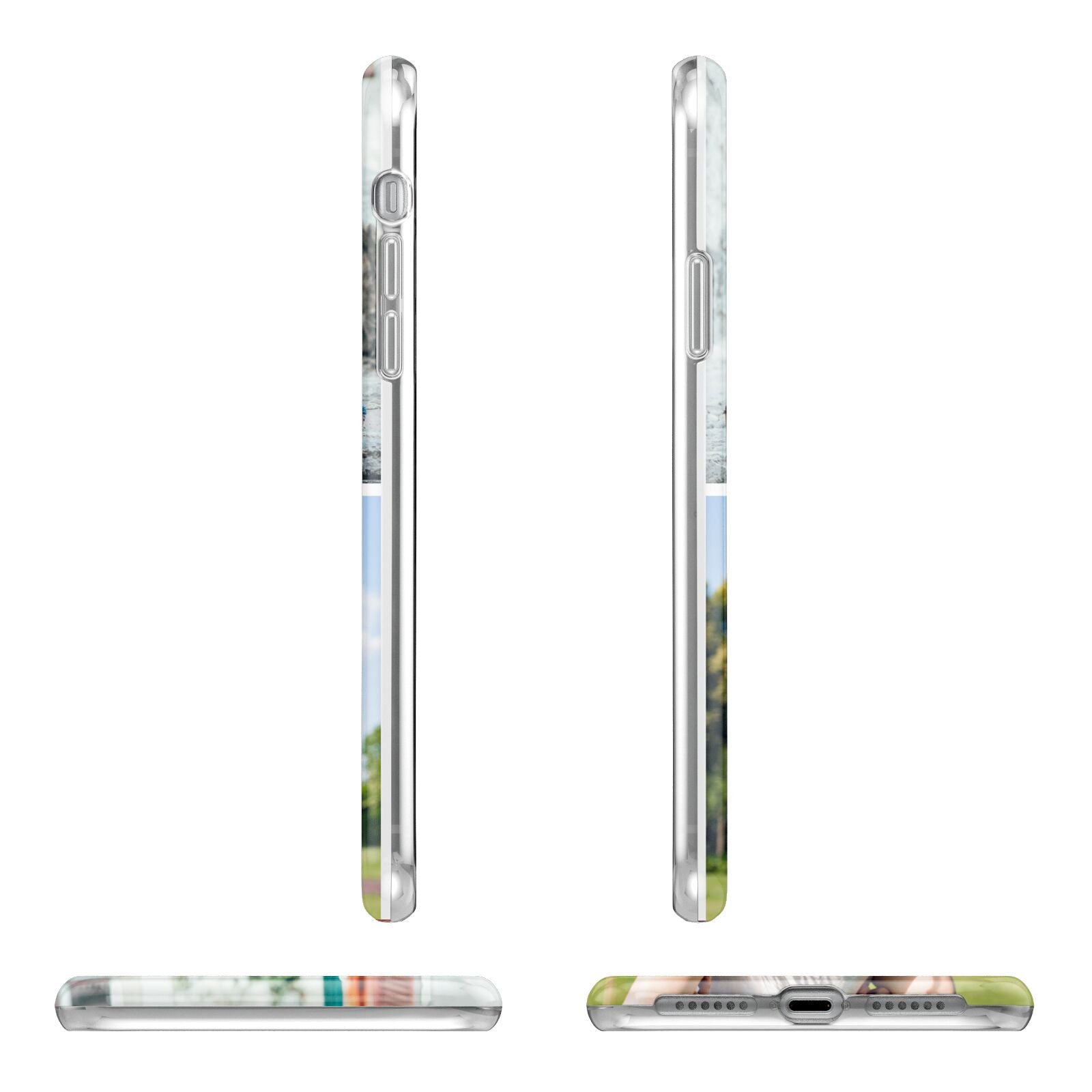 Personalised Two Photos Collage iPhone 11 Pro 3D Tough Case Angle Images