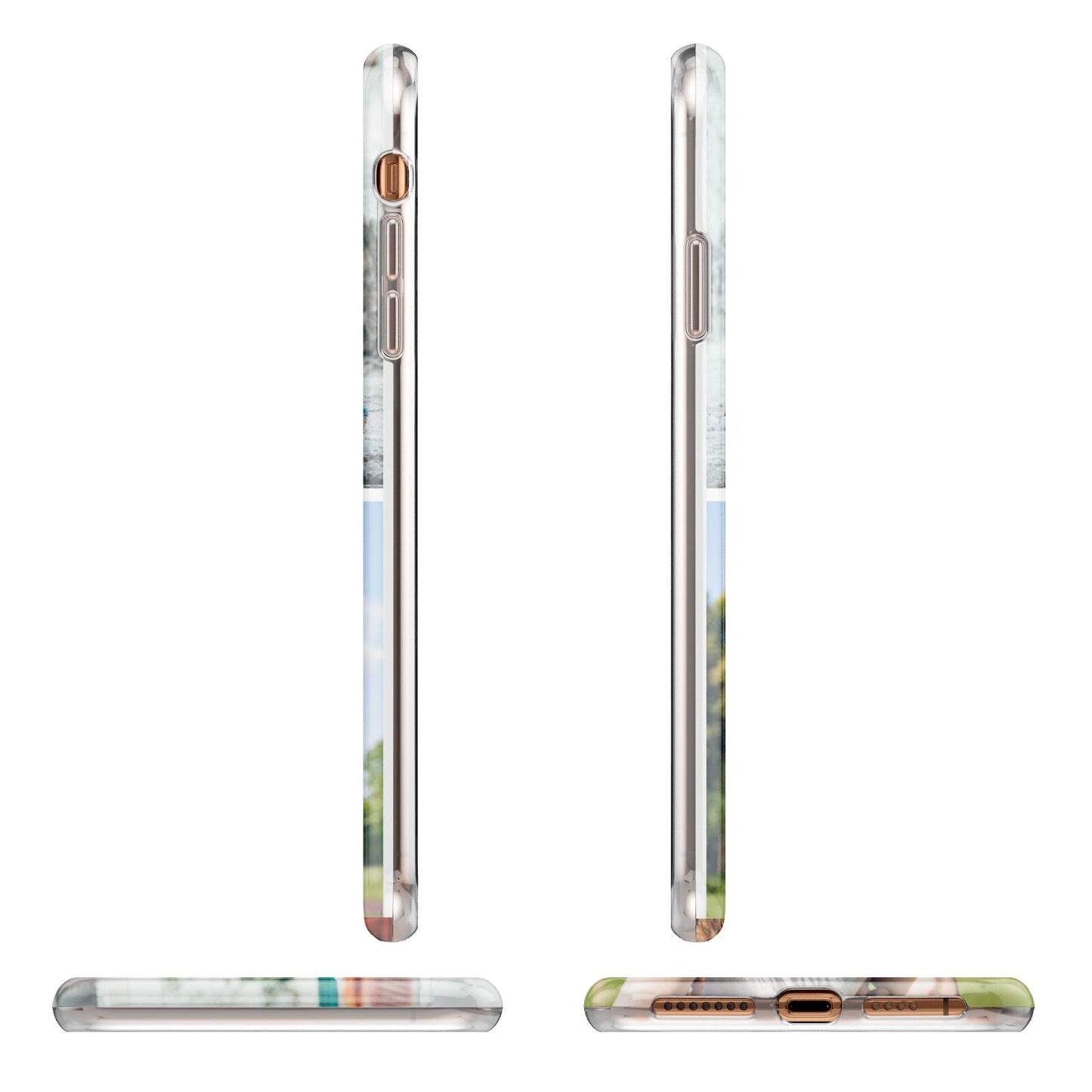 Personalised Two Photos Collage iPhone 11 Pro Max 3D Tough Case Angle Images