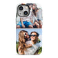 Personalised Two Photos Collage iPhone 13 Mini Full Wrap 3D Tough Case