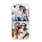 Personalised Two Photos Collage iPhone 8 Bumper Case on Silver iPhone
