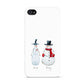 Personalised Two Snowmen Apple iPhone 4s Case