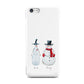 Personalised Two Snowmen Apple iPhone 5c Case