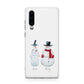 Personalised Two Snowmen Huawei P30 Phone Case