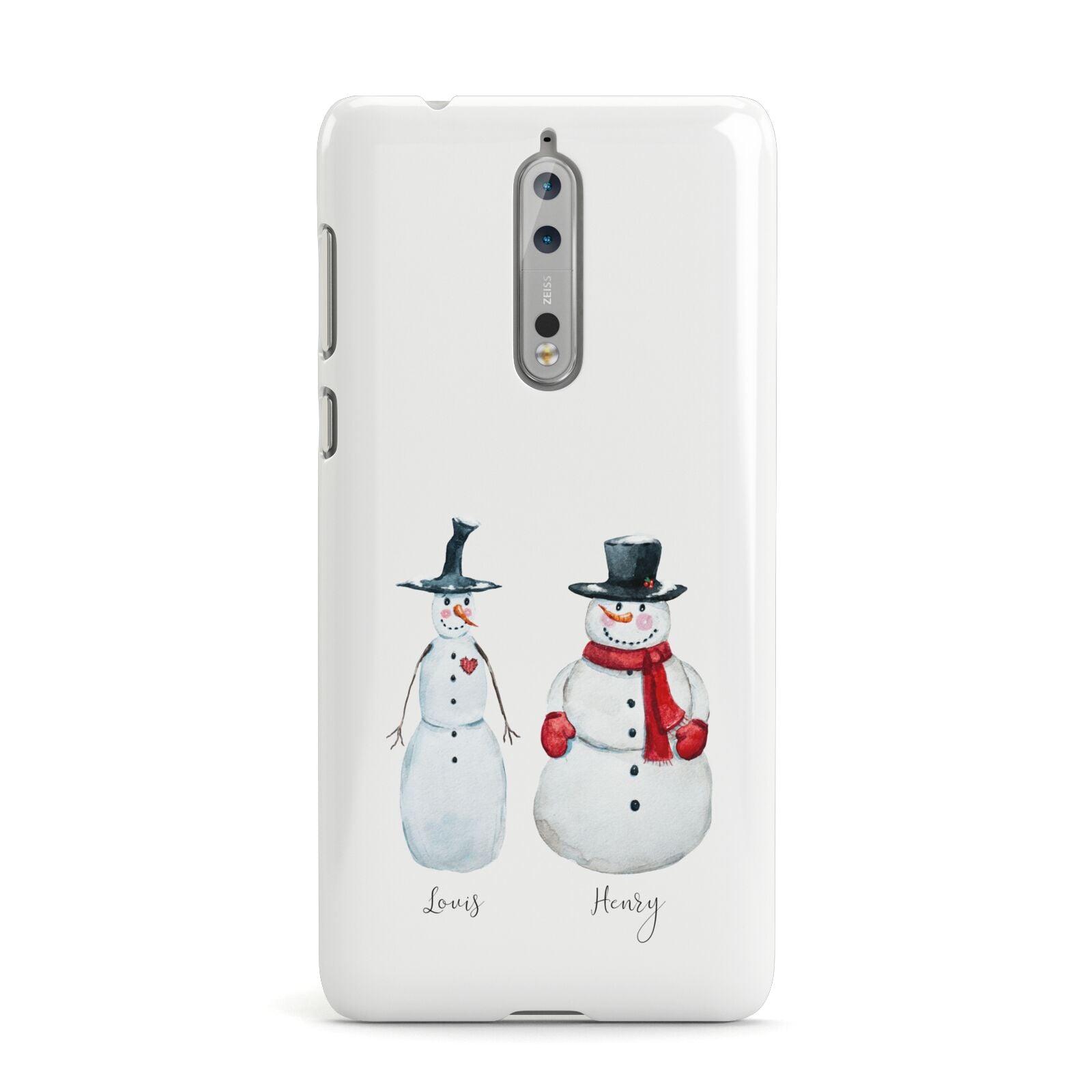 Personalised Two Snowmen Nokia Case