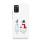 Personalised Two Snowmen Samsung A02s Case
