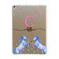 Personalised Unicorn Apple iPad Gold Case
