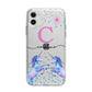 Personalised Unicorn Apple iPhone 11 in White with Bumper Case