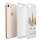 Personalised Unicorn Face Apple iPhone 7 8 3D Tough Case Expanded View