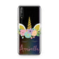 Personalised Unicorn Face Huawei Enjoy 10s Phone Case