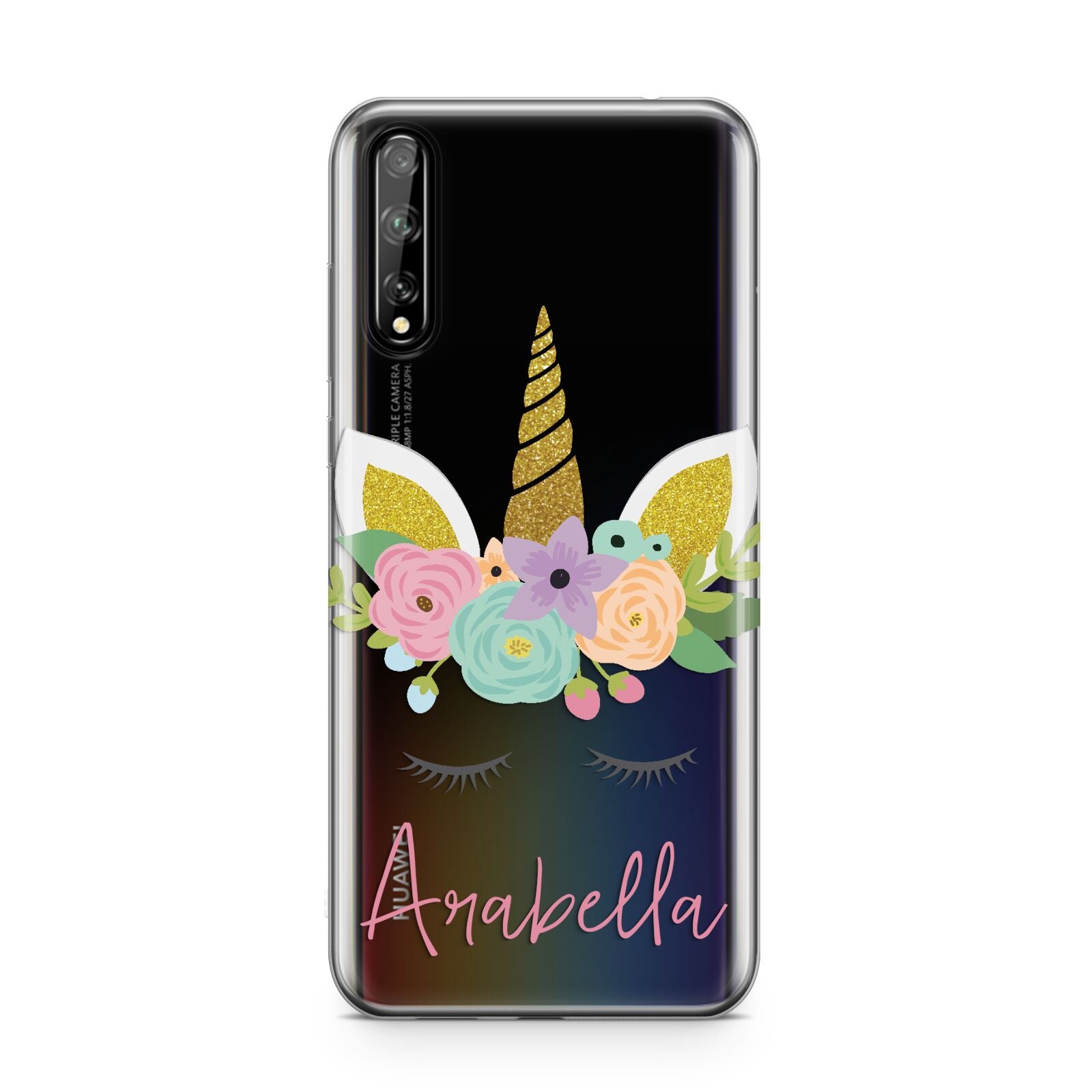 Personalised Unicorn Face Huawei Enjoy 10s Phone Case