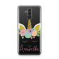 Personalised Unicorn Face Huawei Mate 20 Lite