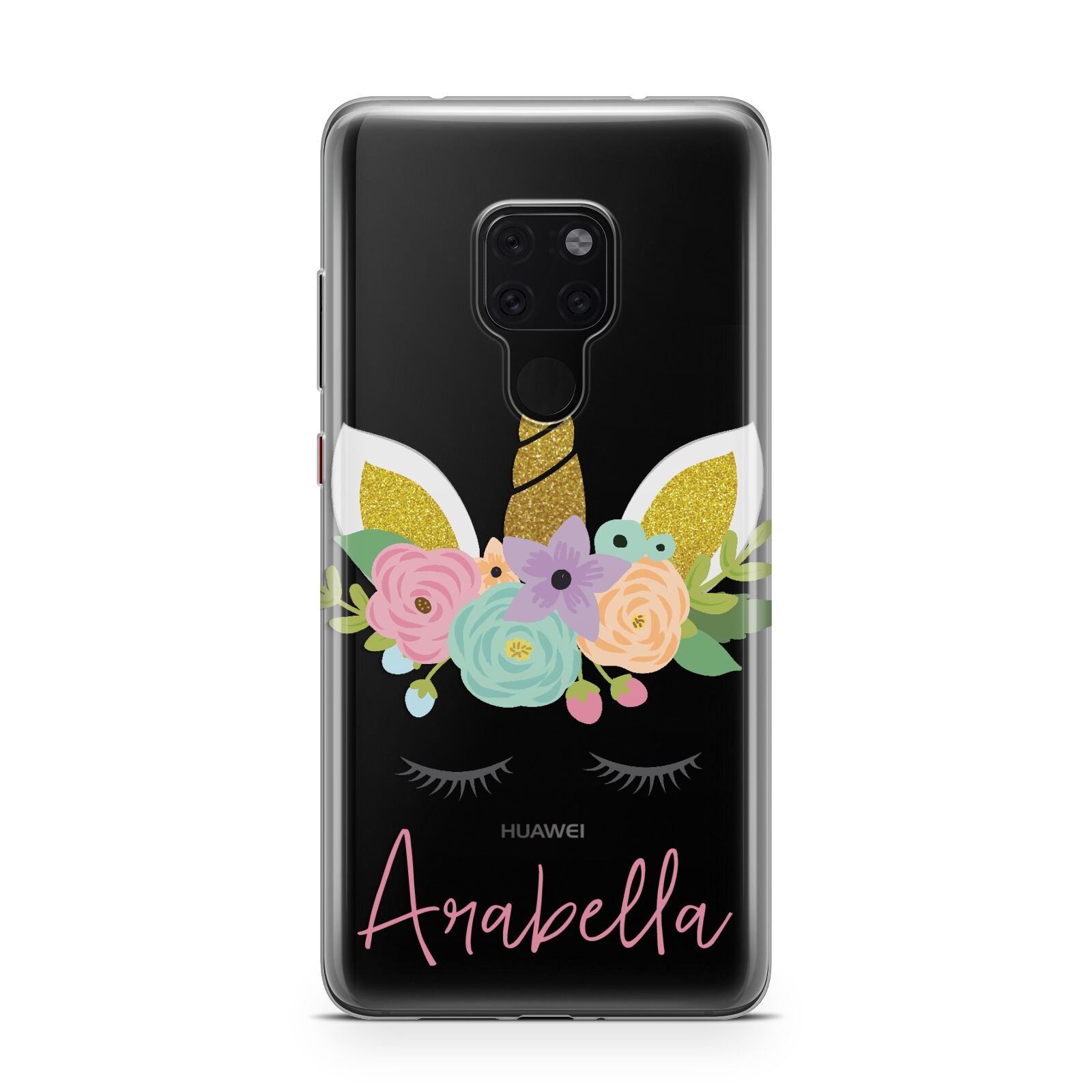 Personalised Unicorn Face Huawei Mate 20 Phone Case