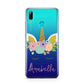 Personalised Unicorn Face Huawei P Smart 2019 Case