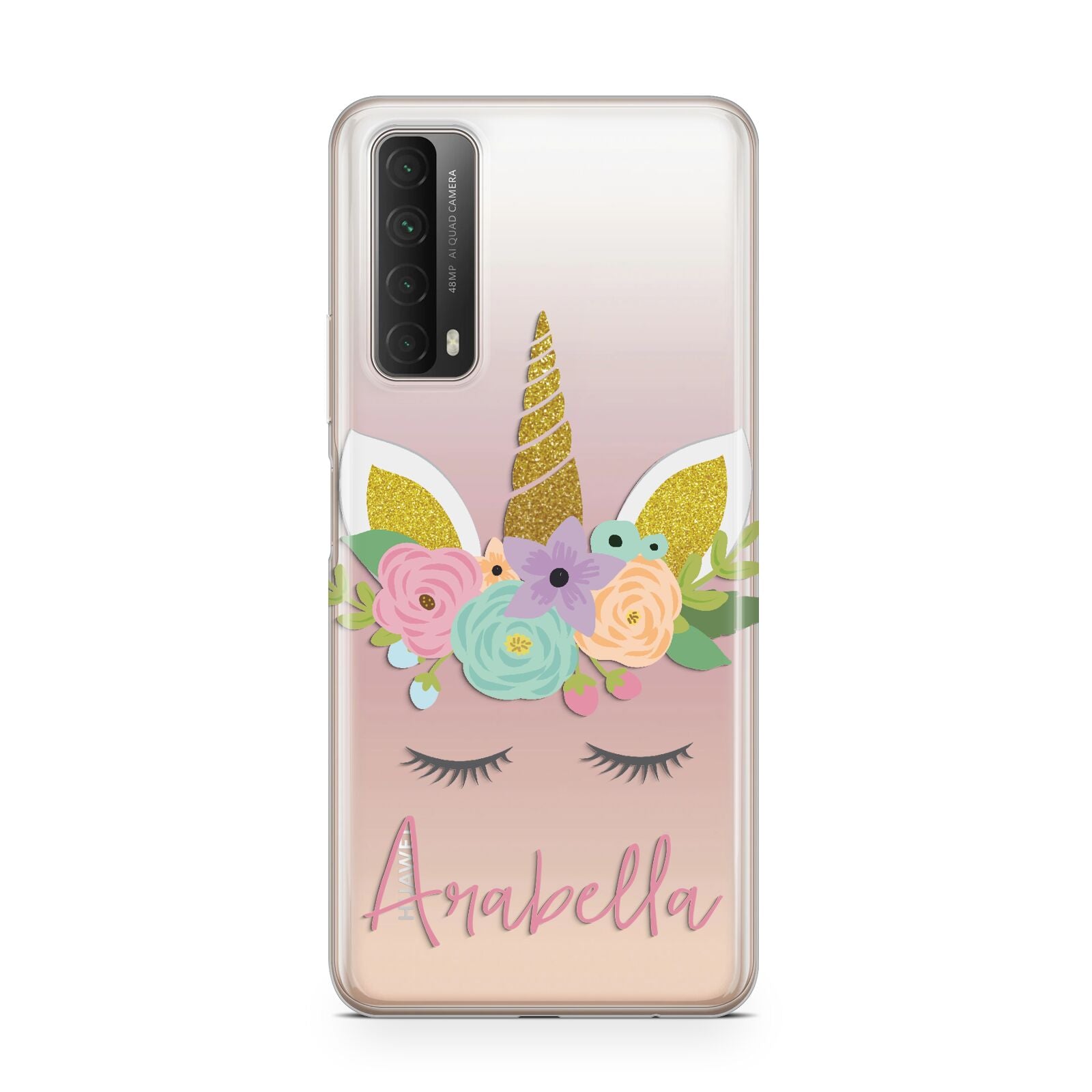 Personalised Unicorn Face Huawei P Smart 2021