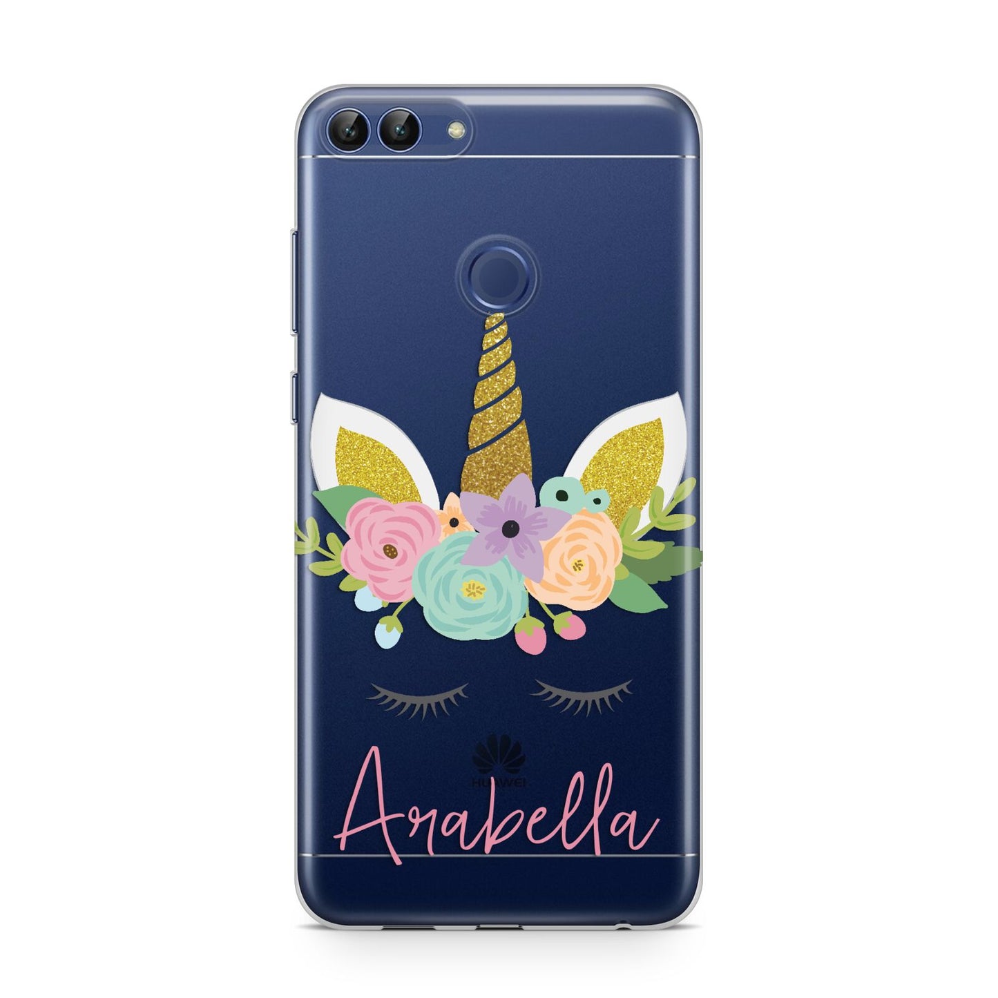 Personalised Unicorn Face Huawei P Smart Case