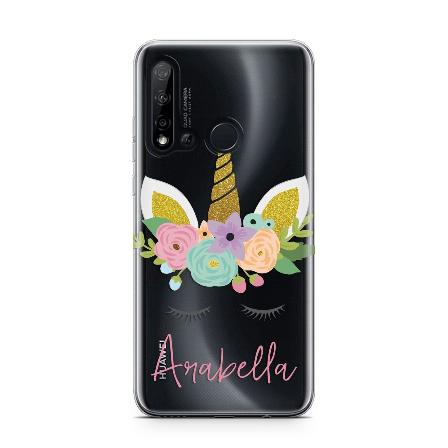 Personalised Unicorn Face Huawei P20 Lite 5G Phone Case