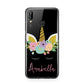 Personalised Unicorn Face Huawei P20 Lite Phone Case