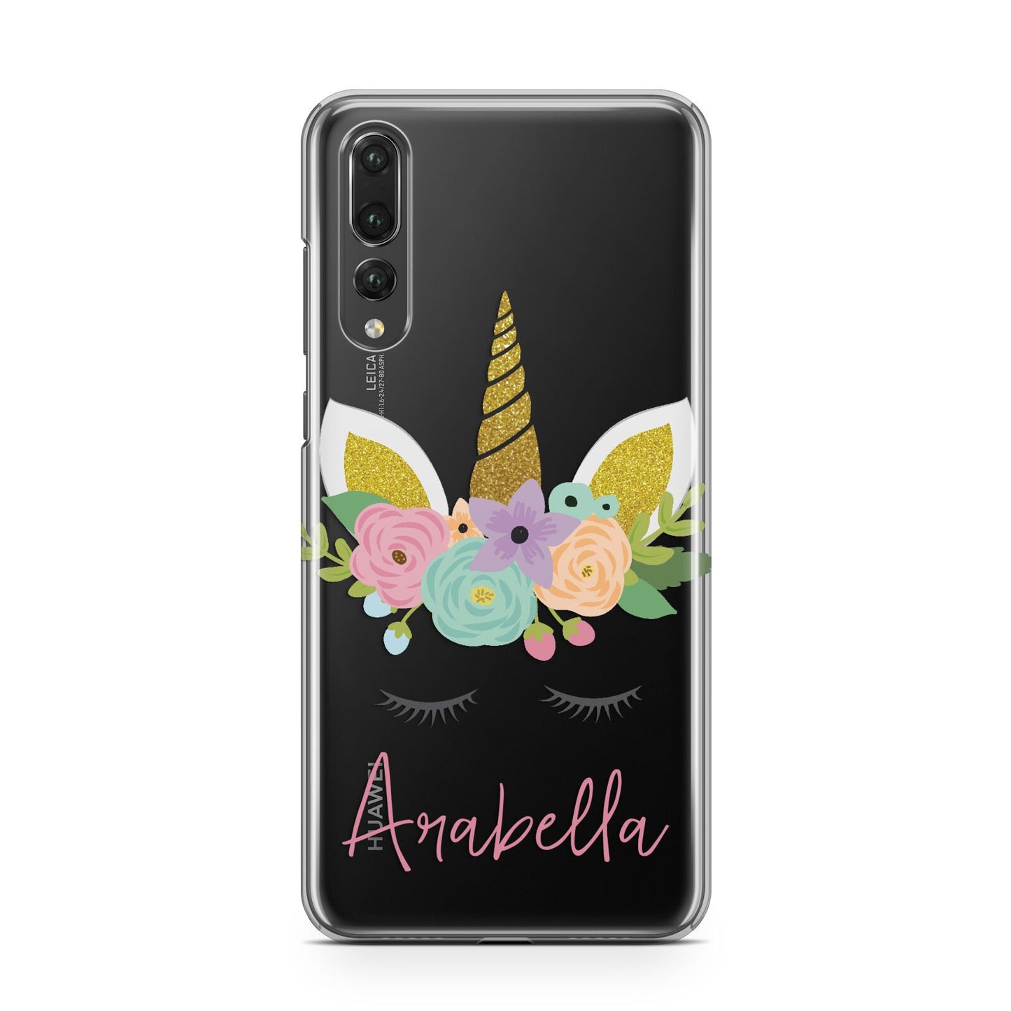 Personalised Unicorn Face Huawei P20 Pro Phone Case