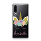 Personalised Unicorn Face Huawei P30 Phone Case