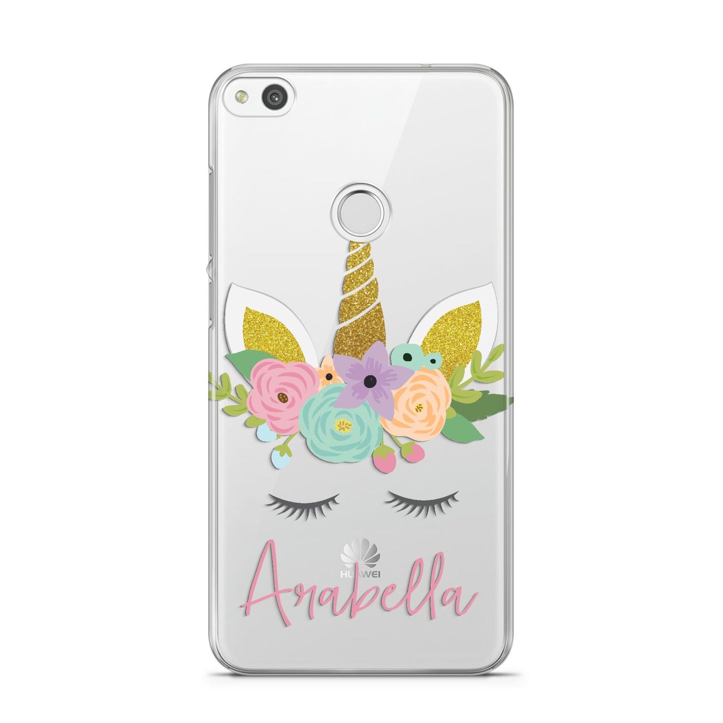 Personalised Unicorn Face Huawei P8 Lite Case