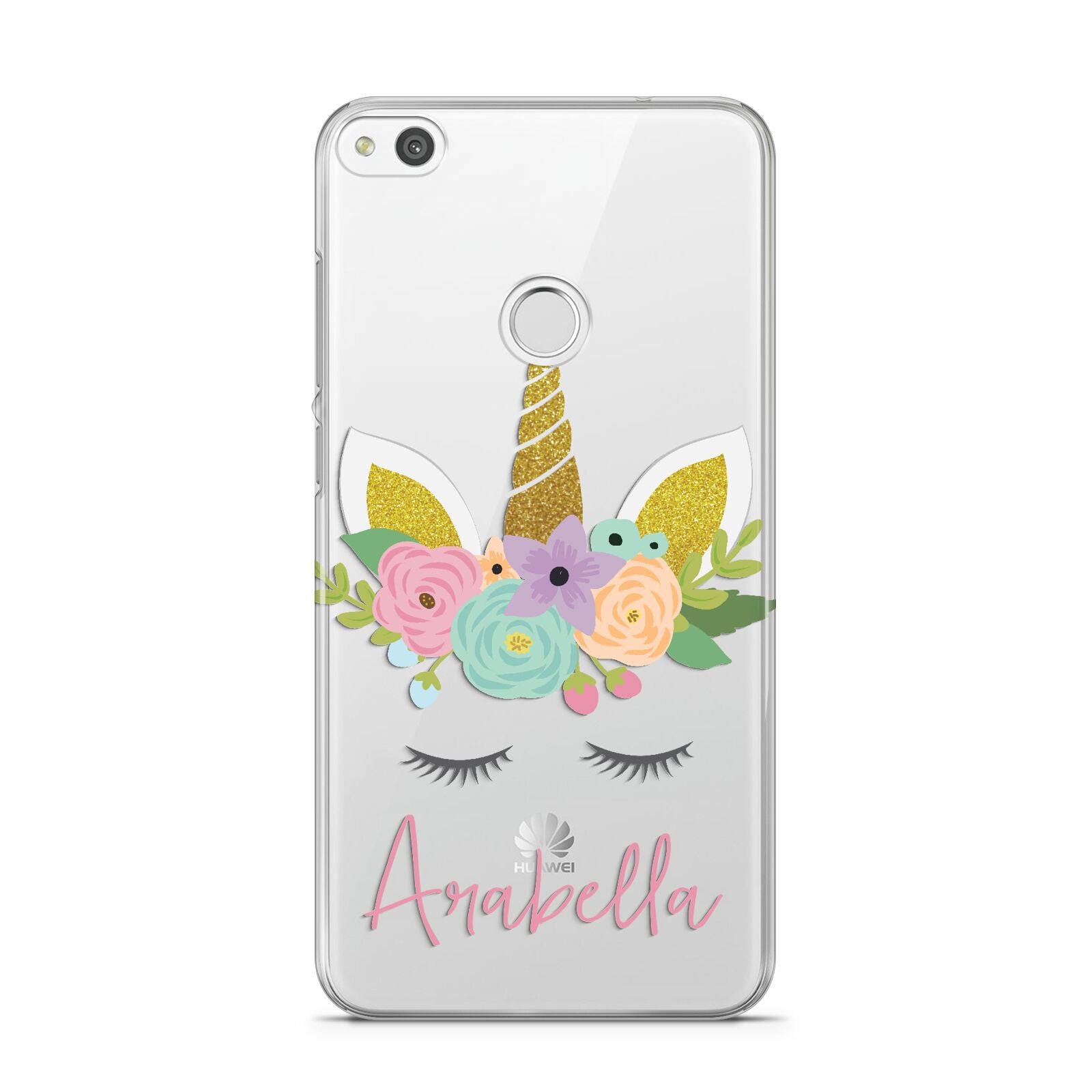 Personalised Unicorn Face Huawei P8 Lite Case