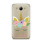 Personalised Unicorn Face Huawei Y3 2017