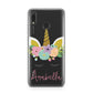 Personalised Unicorn Face Huawei Y9 2019