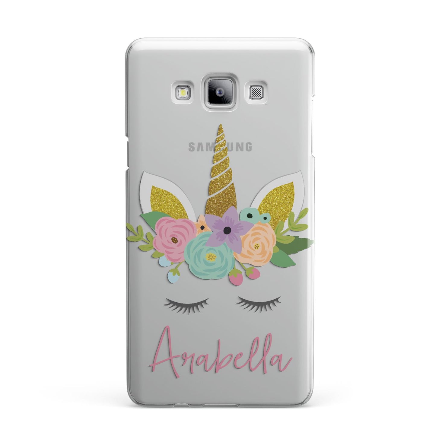 Personalised Unicorn Face Samsung Galaxy A7 2015 Case