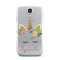 Personalised Unicorn Face Samsung Galaxy S4 Case