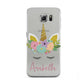Personalised Unicorn Face Samsung Galaxy S6 Case