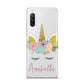 Personalised Unicorn Face Sony Xperia 10 III Case