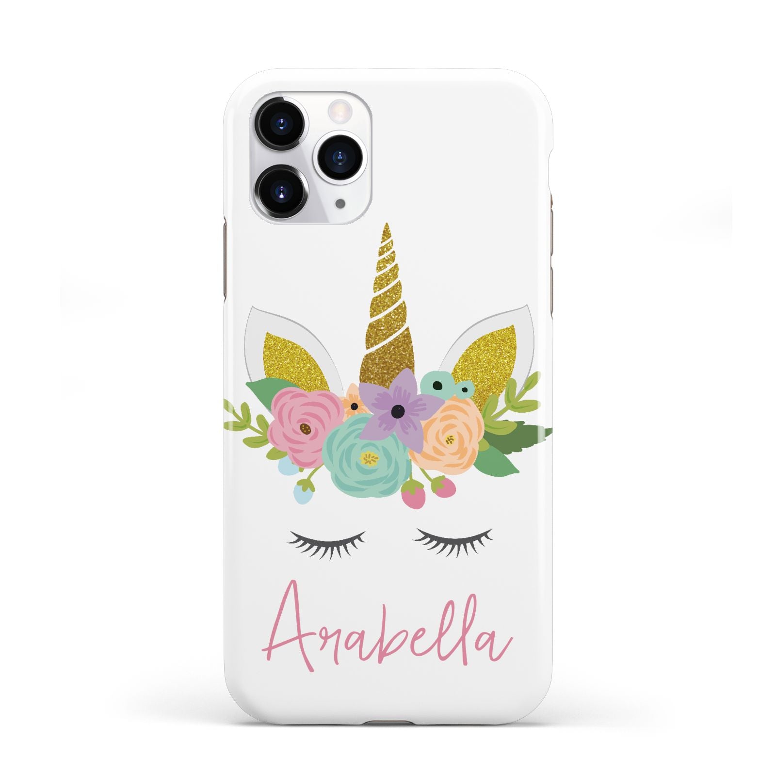 Personalised Unicorn Face iPhone 11 Pro 3D Tough Case