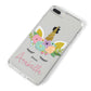 Personalised Unicorn Face iPhone 8 Plus Bumper Case on Silver iPhone Alternative Image
