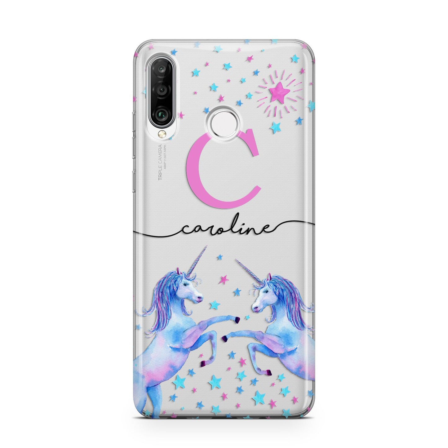 Personalised Unicorn Huawei P30 Lite Phone Case