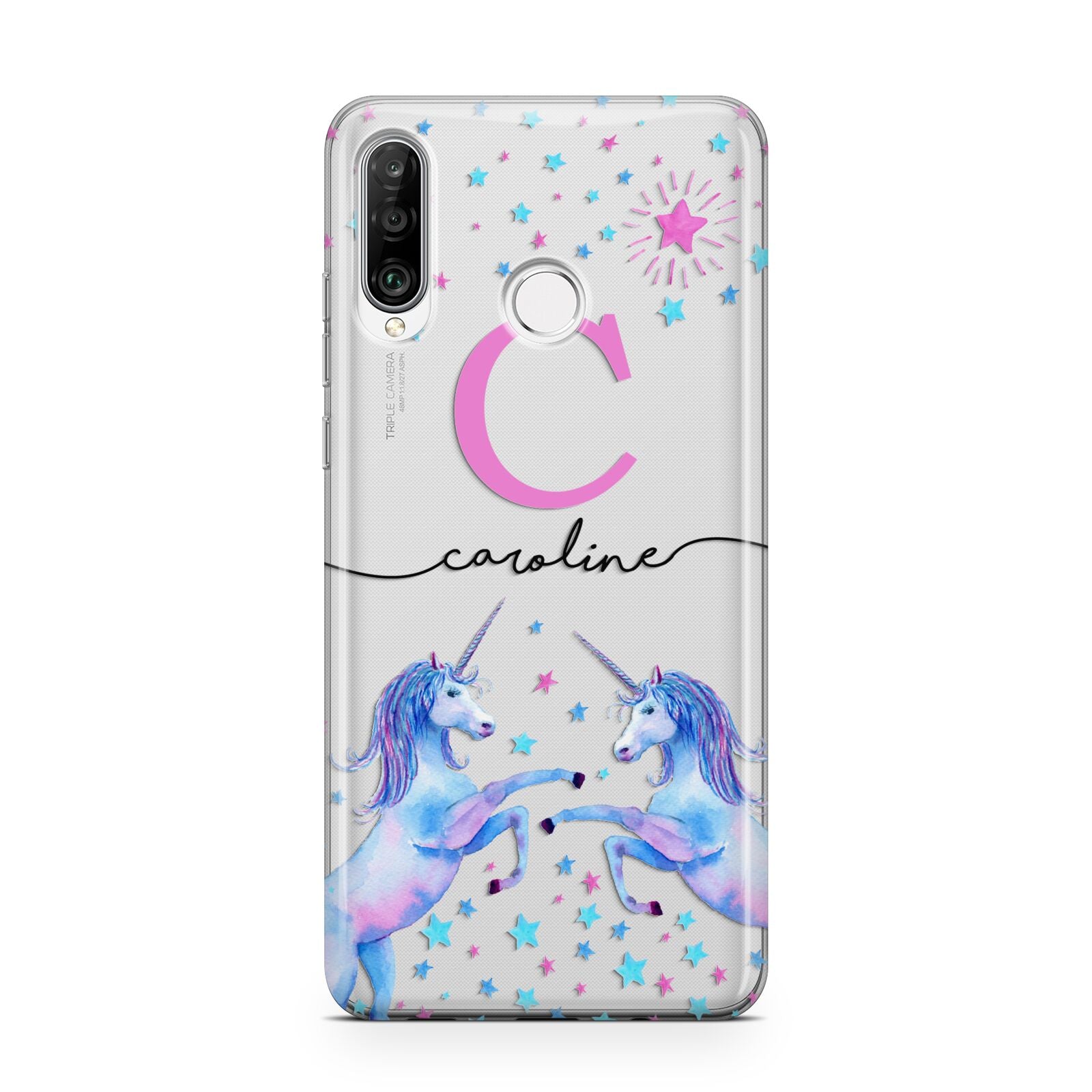 Personalised Unicorn Huawei P30 Lite Phone Case