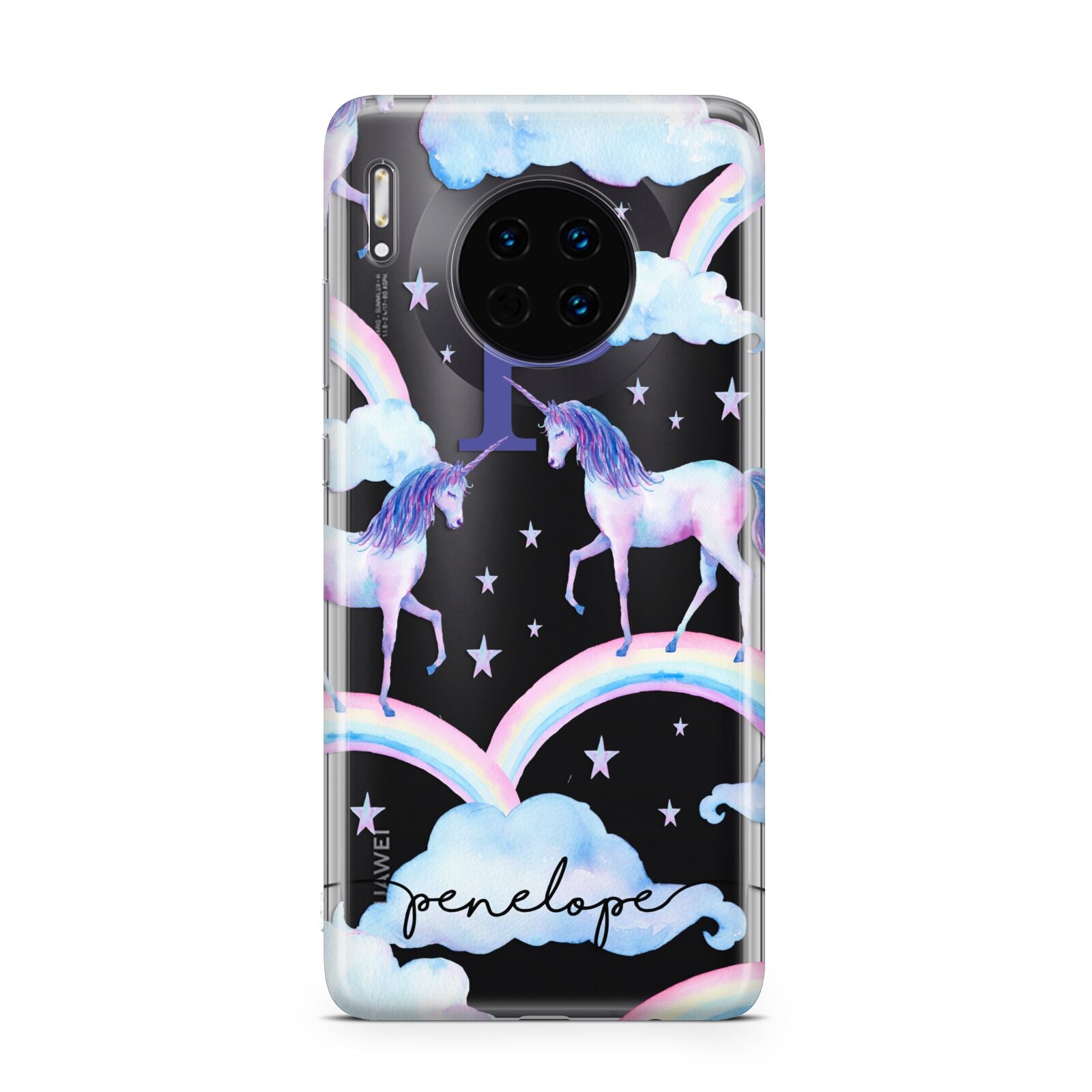 Personalised Unicorn Initial Huawei Mate 30