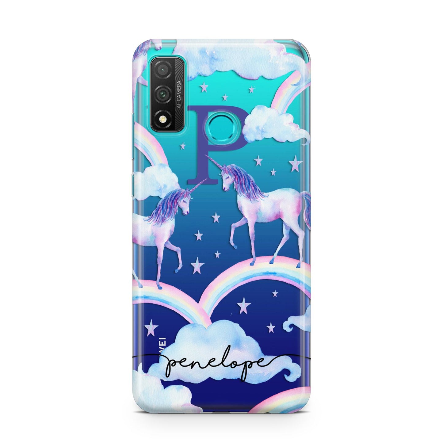 Personalised Unicorn Initial Huawei P Smart 2020