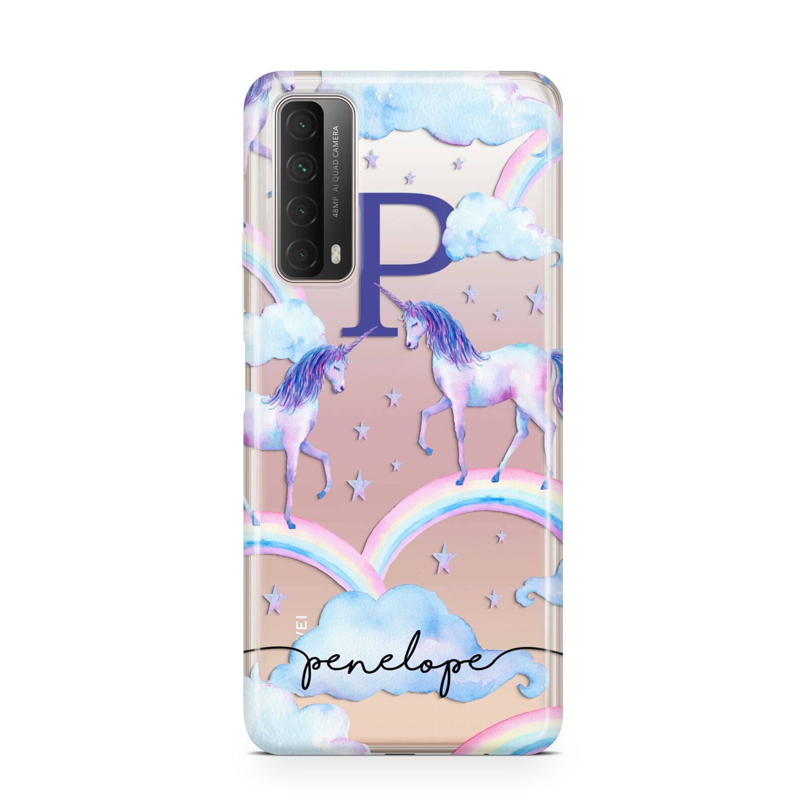 Personalised Unicorn Initial Huawei P Smart 2021