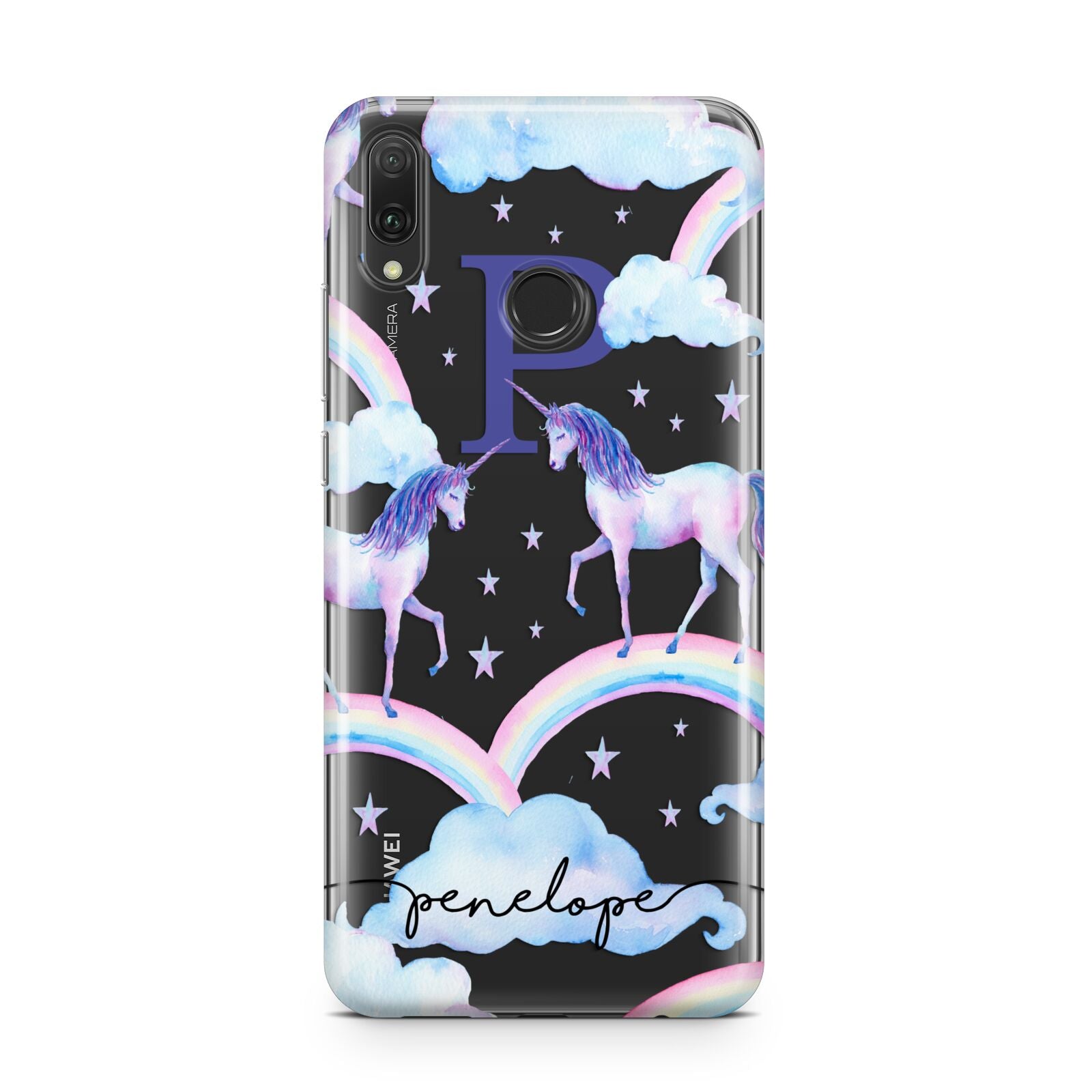 Personalised Unicorn Initial Huawei Y9 2019
