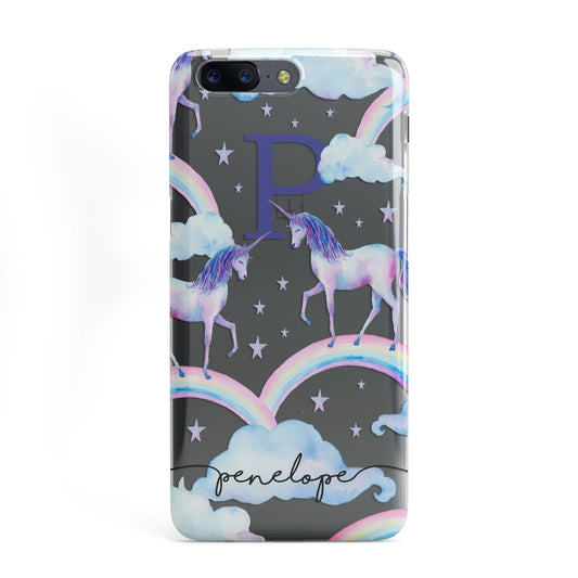 Personalised Unicorn Initial OnePlus Case