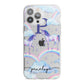 Personalised Unicorn Initial iPhone 13 Pro Max TPU Impact Case with White Edges