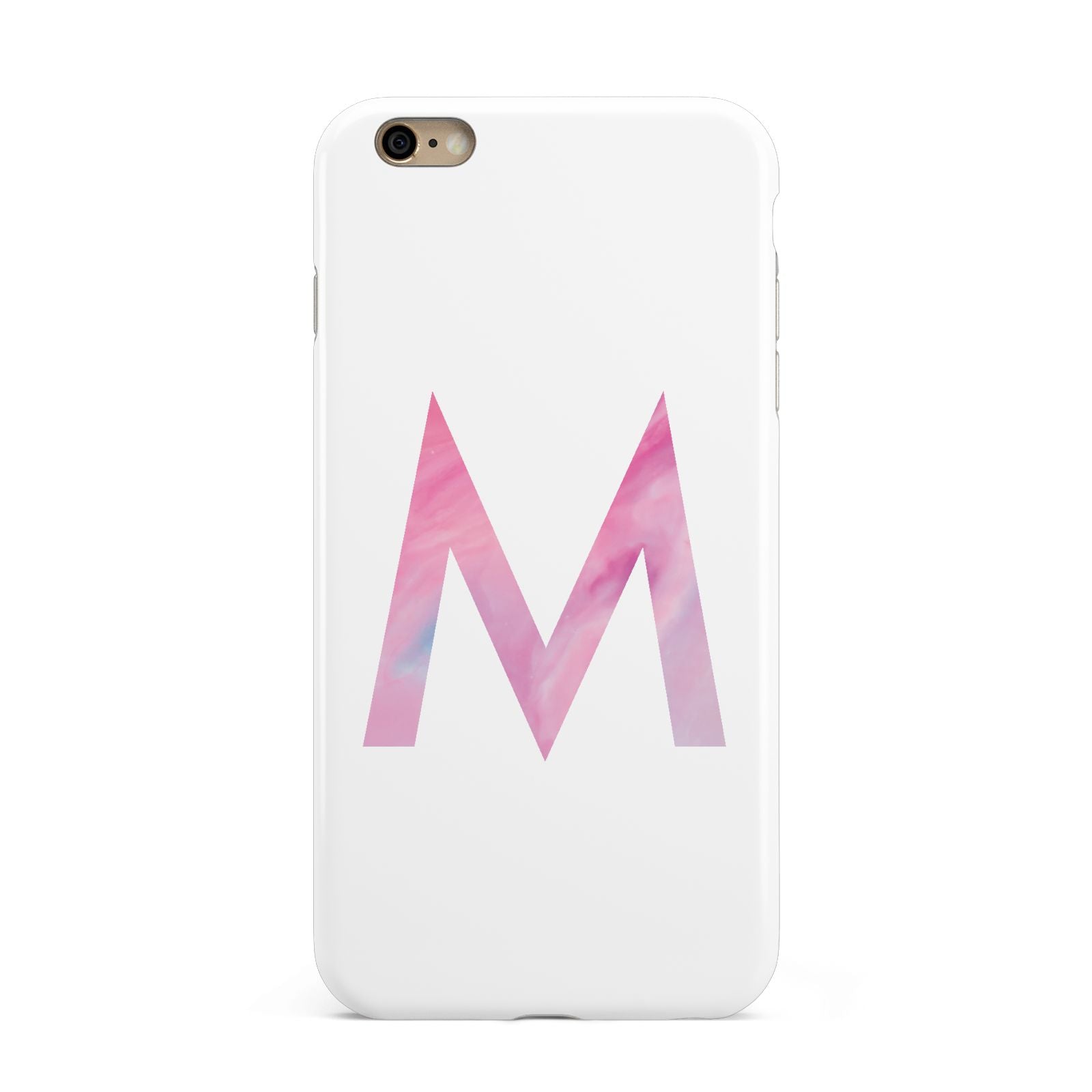 Personalised Unicorn Marble Initial Clear Custom Apple iPhone 6 Plus 3D Tough Case