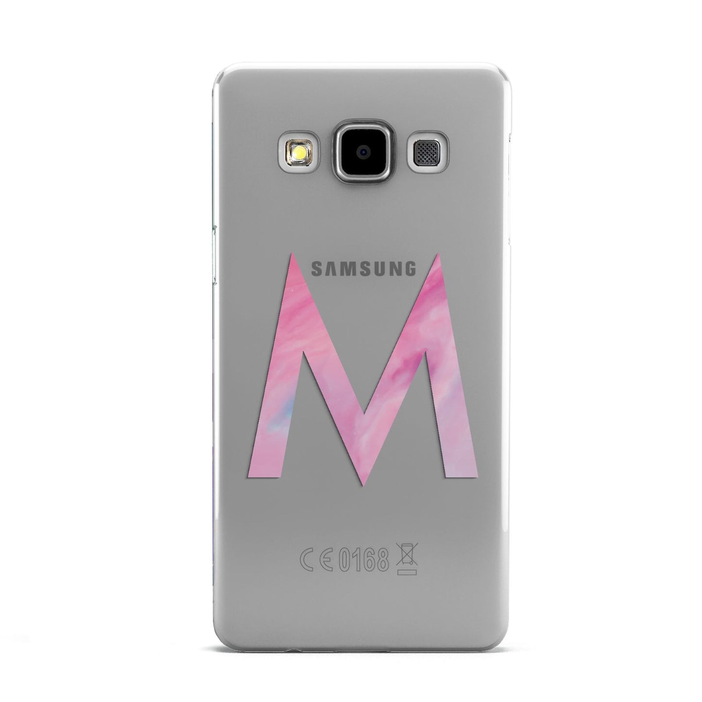 Personalised Unicorn Marble Initial Clear Custom Samsung Galaxy A5 Case