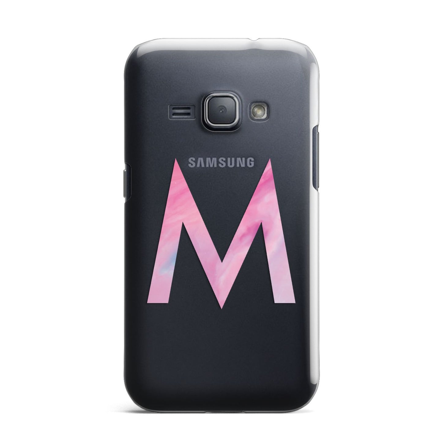 Personalised Unicorn Marble Initial Clear Custom Samsung Galaxy J1 2016 Case