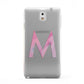 Personalised Unicorn Marble Initial Clear Custom Samsung Galaxy Note 3 Case