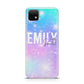 Personalised Unicorn Marble Name Huawei Enjoy 20 Phone Case