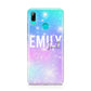 Personalised Unicorn Marble Name Huawei P Smart 2019 Case