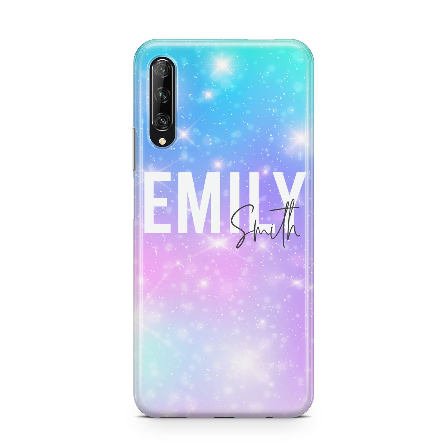 Personalised Unicorn Marble Name Huawei P Smart Pro 2019